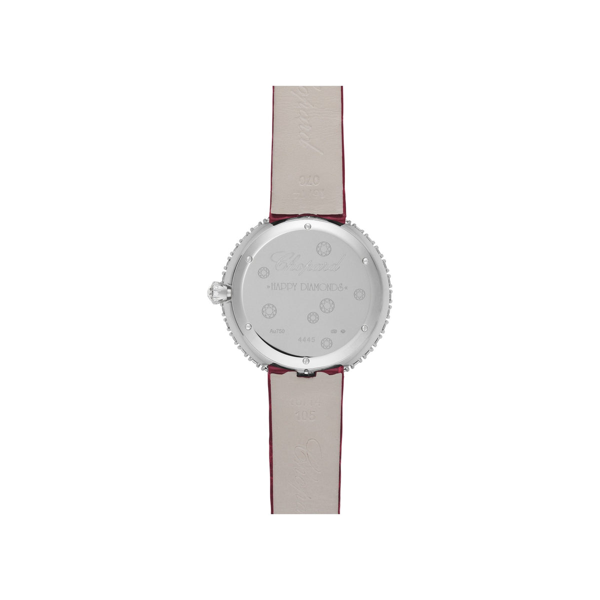 Chopard Happy Diamonds watch in 18k ethical white gold with diamonds, view 2