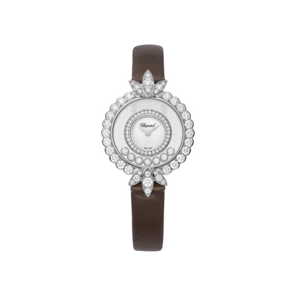 Chopard Happy Diamonds watch in 18k ethical white gold with moving diamonds