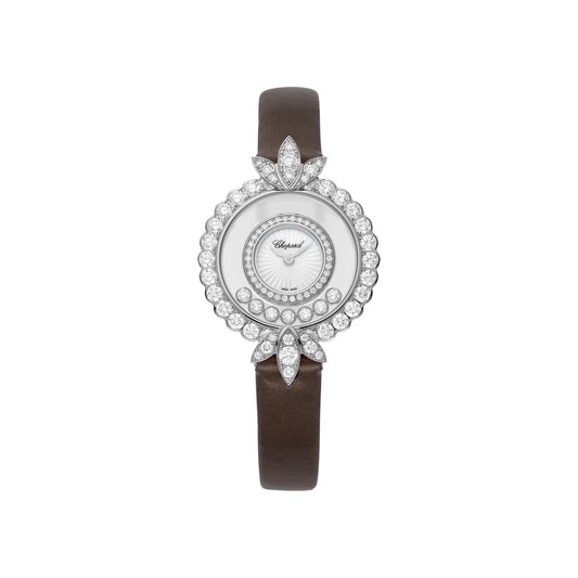 Chopard Happy Diamonds watch in 18k ethical white gold with moving diamonds
