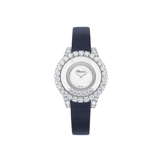 Chopard Happy Diamonds watch in 18k ethical white gold with diamonds