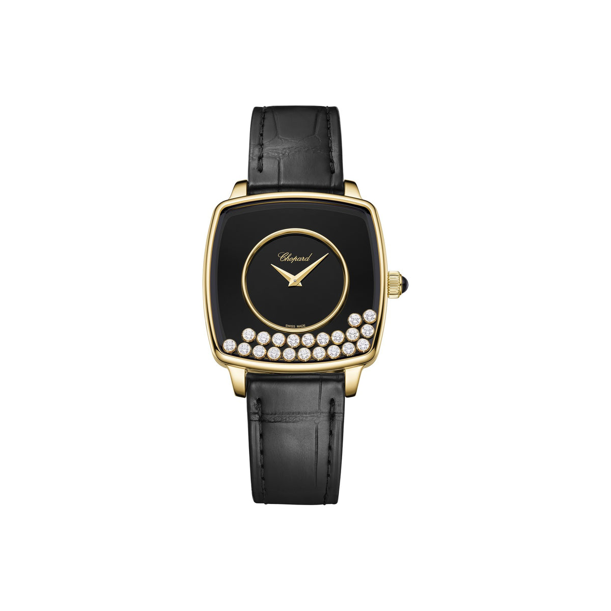 Chopard Happy Diamonds watch in 18k ethical yellow gold