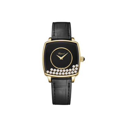 Chopard Happy Diamonds watch in 18k ethical yellow gold