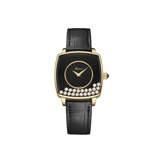 Chopard Happy Diamonds watch in 18k ethical yellow gold