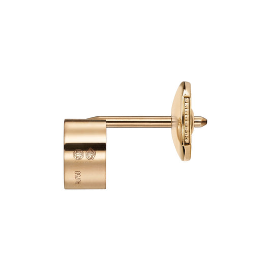 Chopard Happy Hearts earring in 18k ethical rose gold with moving diamonds view 2