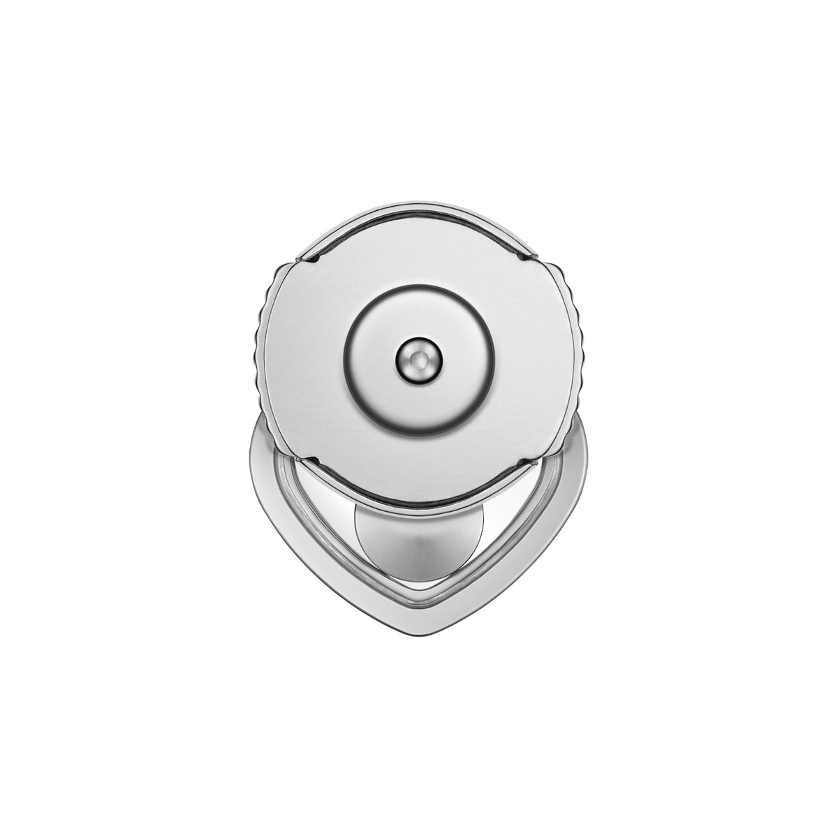 Chopard Happy Hearts earring in 18k ethical white gold with moving diamonds view 4