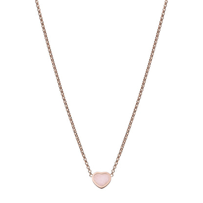 Chopard Happy Hearts necklace in 18k ethical rose gold with opals