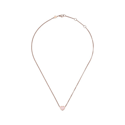 Chopard Happy Hearts necklace in 18k ethical rose gold with opals view 3