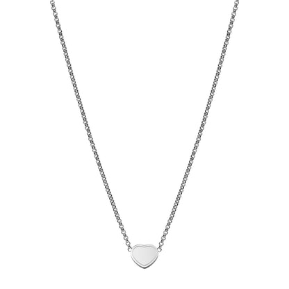 Chopard Happy Hearts necklace in 18k ethical white gold with diamonds view 3