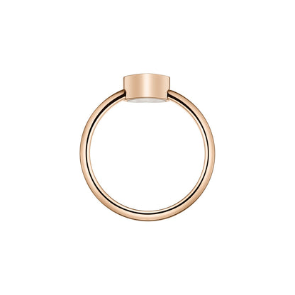 Chopard Happy Hearts ring in 18k ethical rose gold with diamonds, view 3