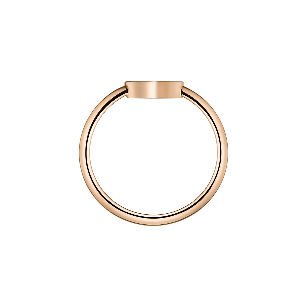 Chopard Happy Hearts ring in 18k ethical rose gold with mother of pearl, view 3