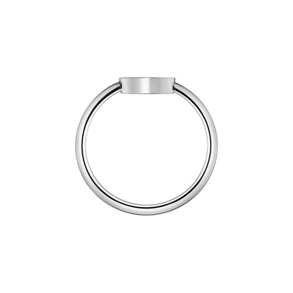 Chopard Happy Hearts ring in 18k ethical white gold with diamonds, view 3