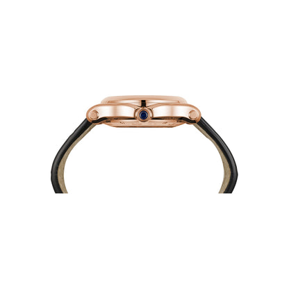 Chopard Happy Sport watch in 18k ethical rose gold with moving diamonds and sapphires, view 3