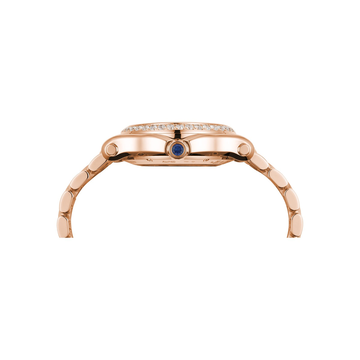 Chopard Happy Sport watch in 18k ethical rose gold, view 2