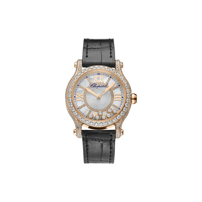 Chopard Happy Sport watch in 18k ethical rose gold