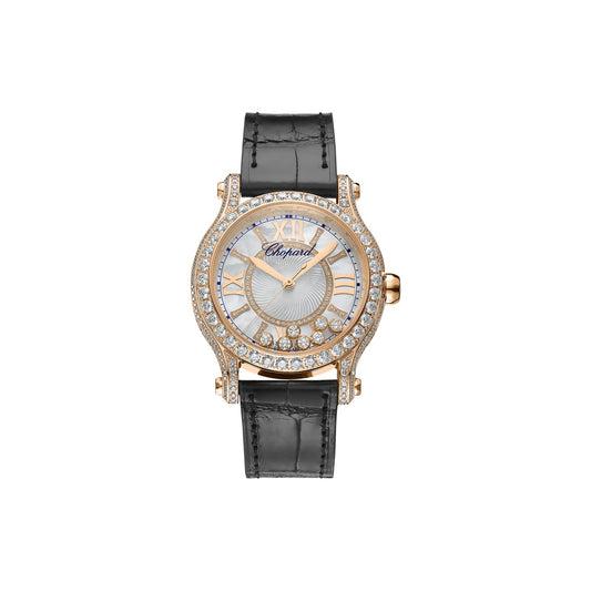 Chopard Happy Sport watch in 18k ethical rose gold