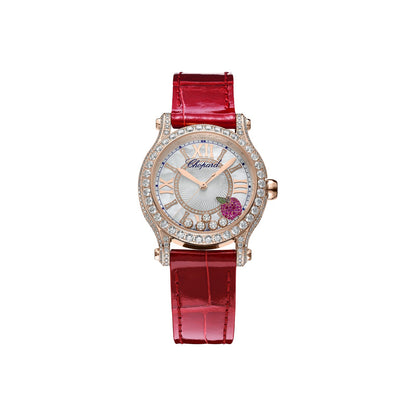 Chopard Happy Sport watch in 18k ethical rose gold