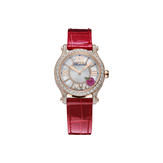 Chopard Happy Sport watch in 18k ethical rose gold