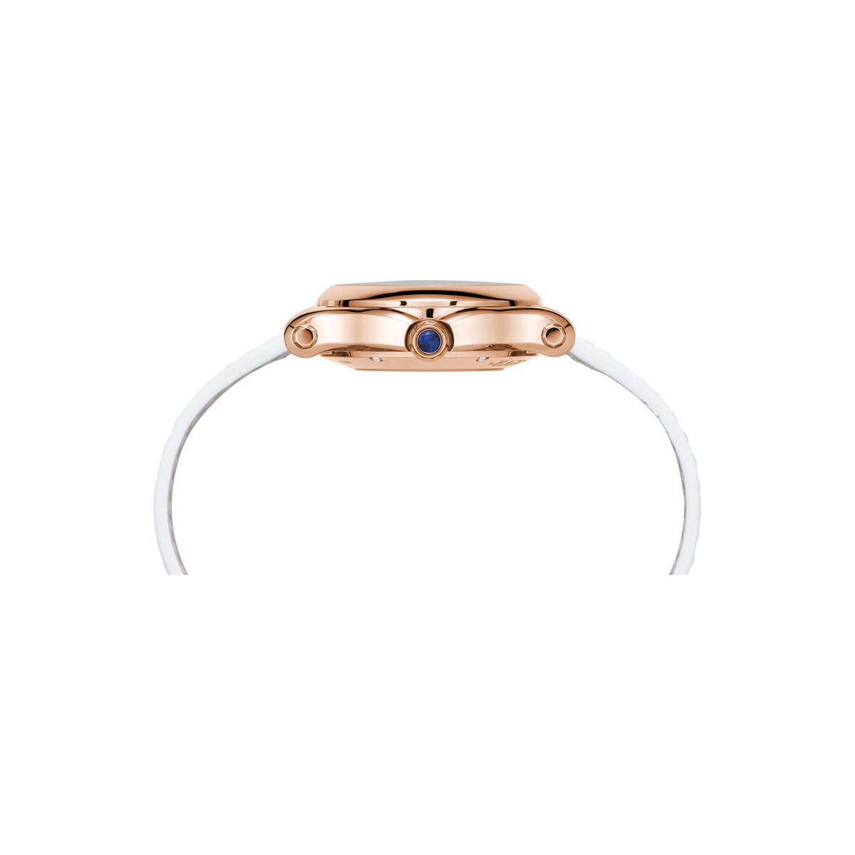 Chopard Happy Sport watch in 18k ethical rose gold with diamonds, view 3