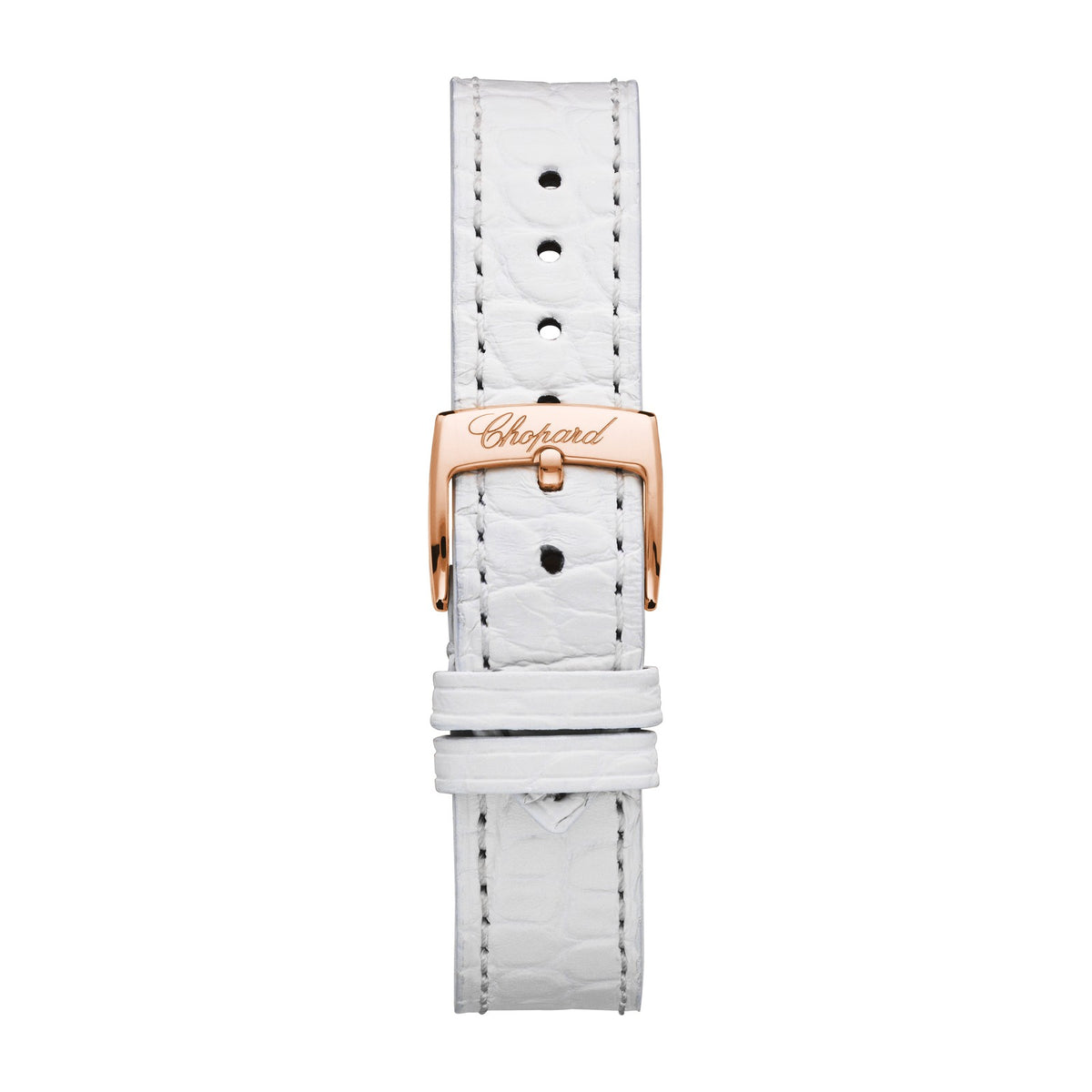 Chopard Happy Sport watch in 18k ethical rose gold with diamonds, view 4