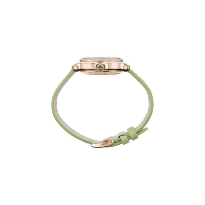 Chopard Happy Sport watch in 18k ethical rose gold with moving diamonds and sapphires, view 3