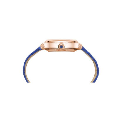 Chopard Happy Sport watch in 18k ethical rose gold with moving diamonds and sapphires, view 3