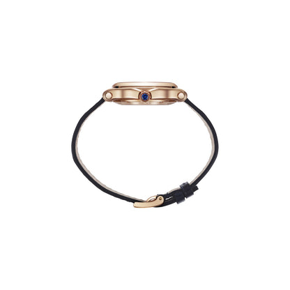 Chopard Happy Sport watch in 18k ethical rose gold with moving diamonds, view 3