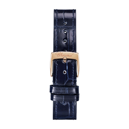 Chopard Happy Sport watch in 18k ethical rose gold with moving diamonds, view 4