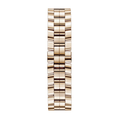 Chopard Happy Sport watch in 18k ethical rose gold with moving diamonds and sapphires, view 4