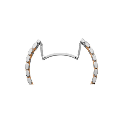 Chopard Happy Sport watch in 18k ethical rose gold and stainless steel, view 5