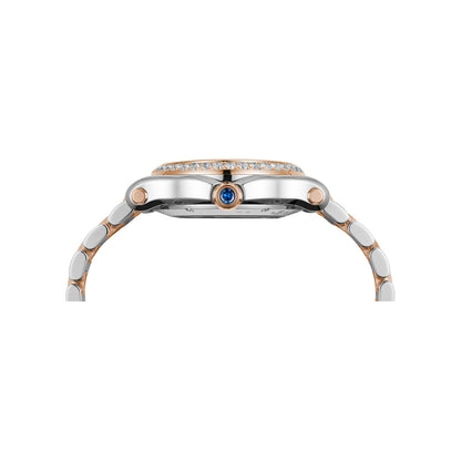 Chopard Happy Sport watch in 18k ethical rose gold and stainless steel, view 3
