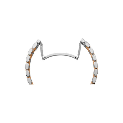 Chopard Happy Sport watch in 18k ethical rose gold and stainless steel, view 5