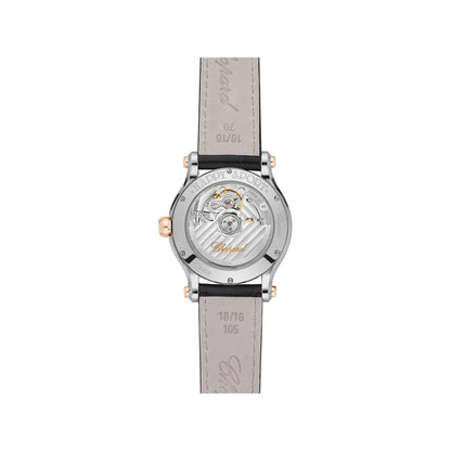 Chopard Happy Sport watch in 18k ethical rose gold and stainless steel, view 2