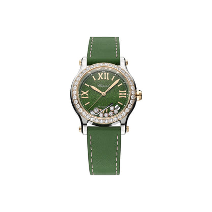 Chopard Happy Sport watch in 18k ethical rose gold and stainless steel