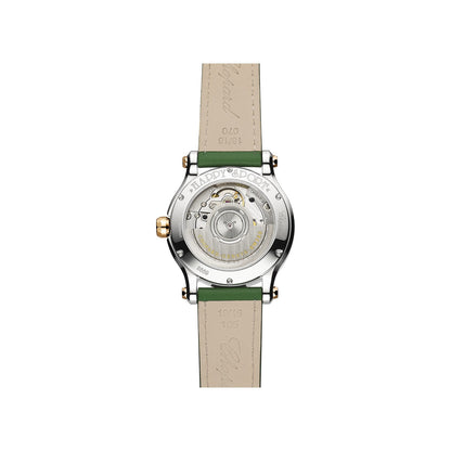 Chopard Happy Sport watch in 18k ethical rose gold and stainless steel, view 2