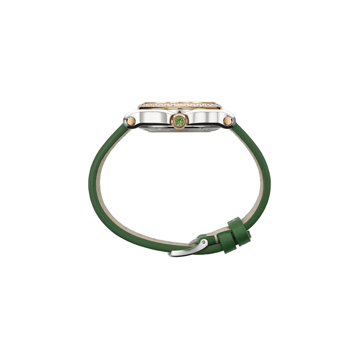 Chopard Happy Sport watch in 18k ethical rose gold and stainless steel, view 3
