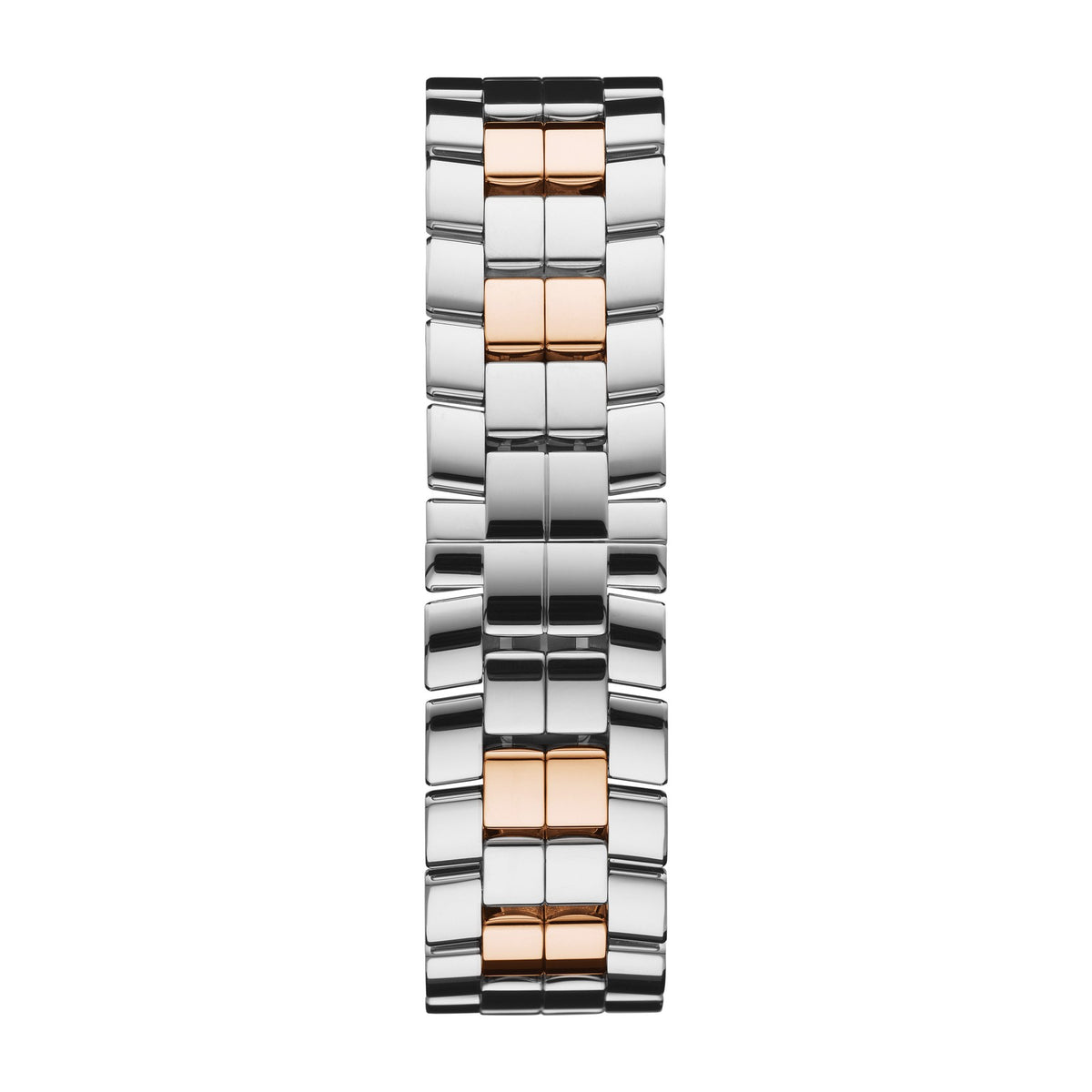 Chopard Happy Sport watch in 18k ethical rose gold and stainless steel with moving diamonds and sapphires, view 4