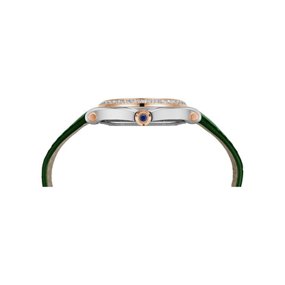 Chopard Happy Sport watch in 18k ethical rose gold and stainless steel with diamonds, view 3