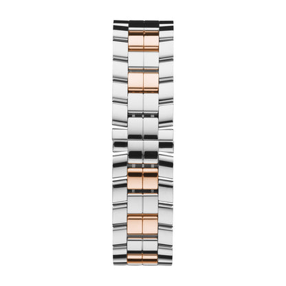 Chopard Happy Sport watch in 18k ethical rose gold and stainless steel, view 4