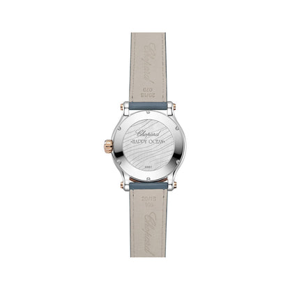 Chopard Happy Sport watch in 18k ethical rose gold and stainless steel, view 2