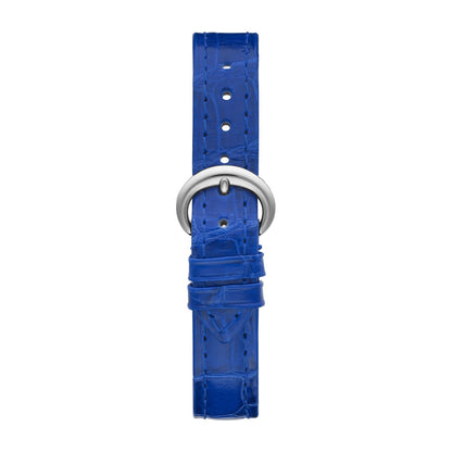 Chopard Happy Sport watch in 18k ethical rose gold and stainless steel with moving diamonds and sapphires, view 4