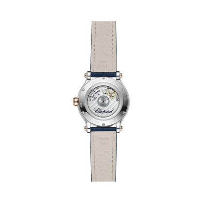 Chopard Happy Sport watch in 18k ethical rose gold and stainless steel, view 2