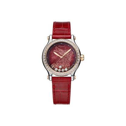 Chopard Happy Sport watch in 18k ethical rose gold and stainless steel