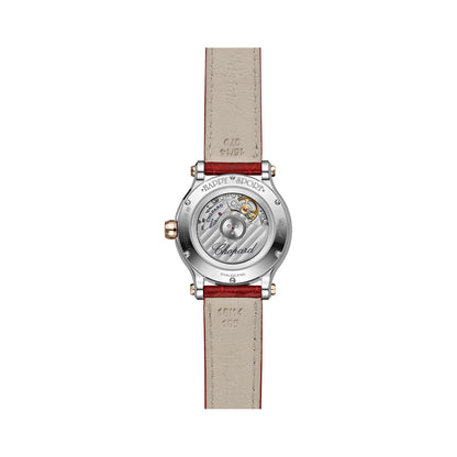 Chopard Happy Sport watch in 18k ethical rose gold and stainless steel, view 2