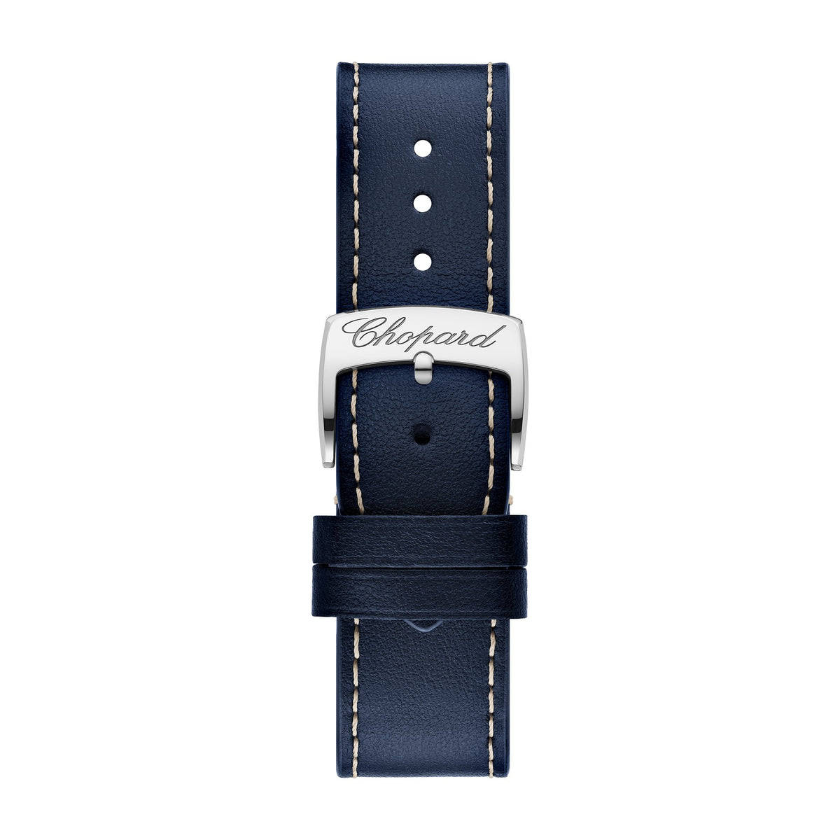 Chopard Happy Sport watch in 18k ethical rose gold and stainless steel with moving diamonds and sapphires, view 4