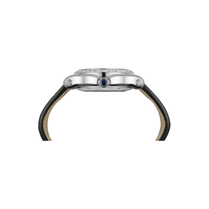 Chopard Happy Sport watch in stainless steel with moving diamonds and sapphires, view 3