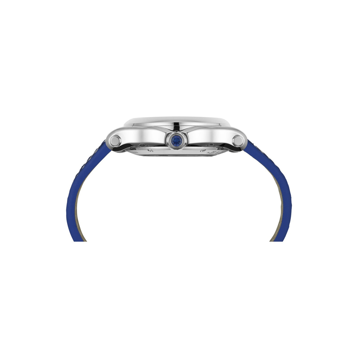 Chopard Happy Sport watch in stainless steel with moving diamonds and sapphires, view 3