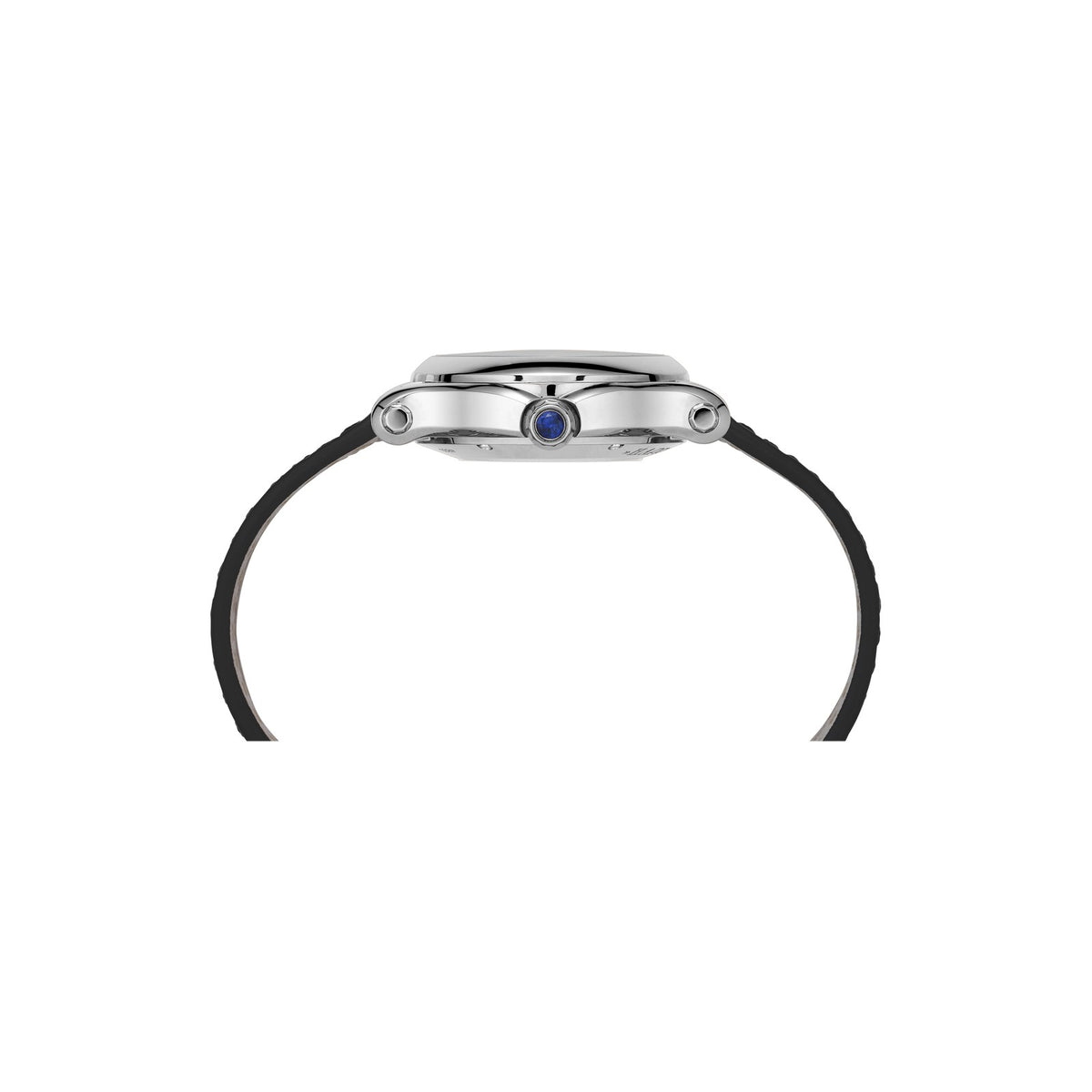 Chopard Happy Sport watch in stainless steel with moving diamonds and sapphires, view 3