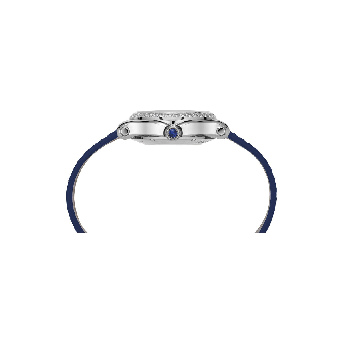 Chopard Happy Sport watch in stainless steel with diamonds, view 3