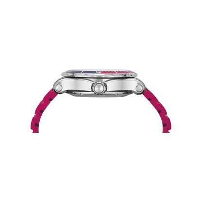 Chopard Happy Sport watch in stainless steel with diamonds, view 3