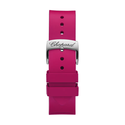 Chopard Happy Sport watch in stainless steel with diamonds, view 4